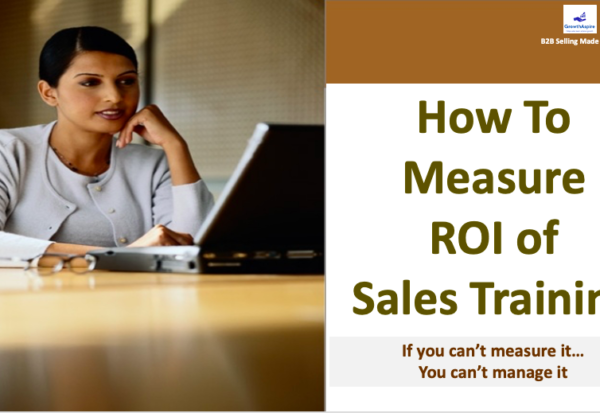 Measuring ROI of sales training